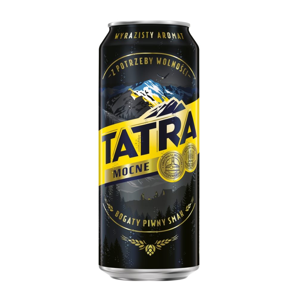 Piwo Tatra Mocne 7% 500 ml puszka DRS
