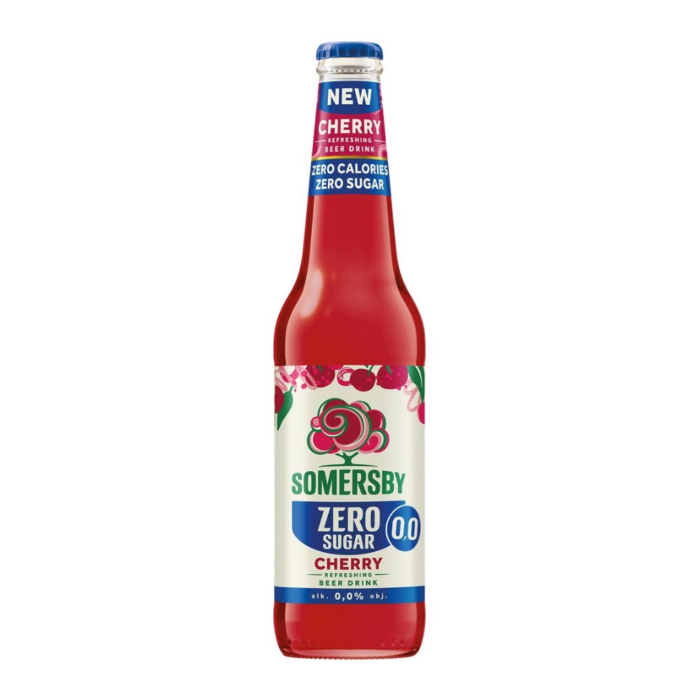 Piwo Somersby Cherry Zero Sugar 0% 400 ml
