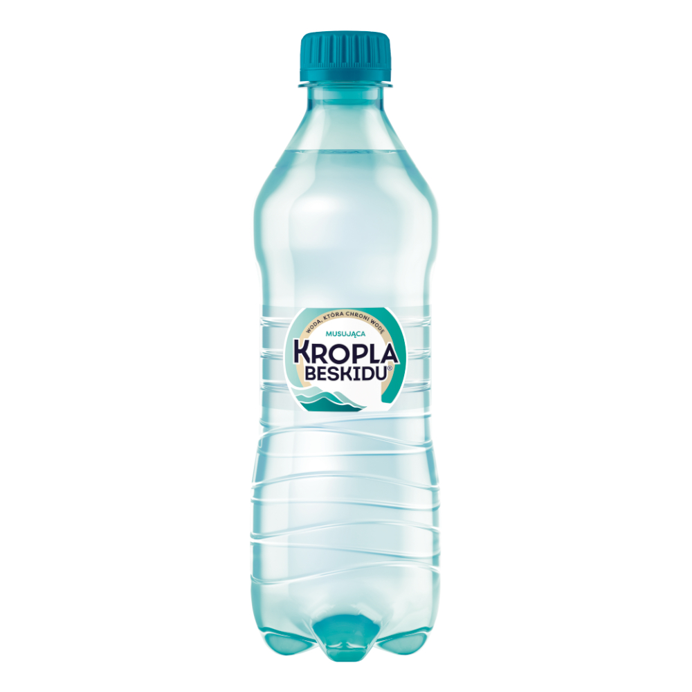 Woda Kropla Beskidu Musująca 500 ml DRS