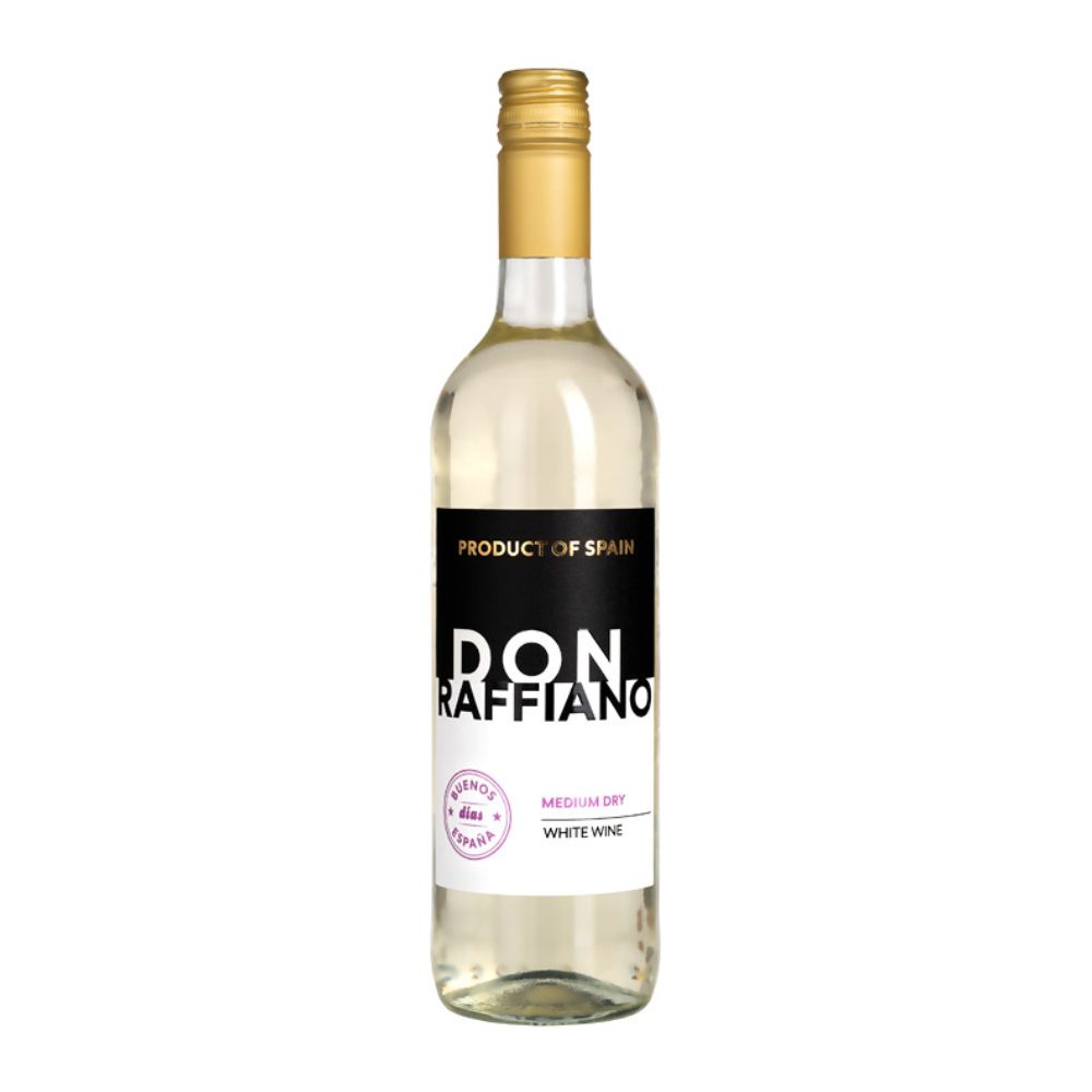 Wino Don Raffiano 11% białe półwytrawne 750 ml