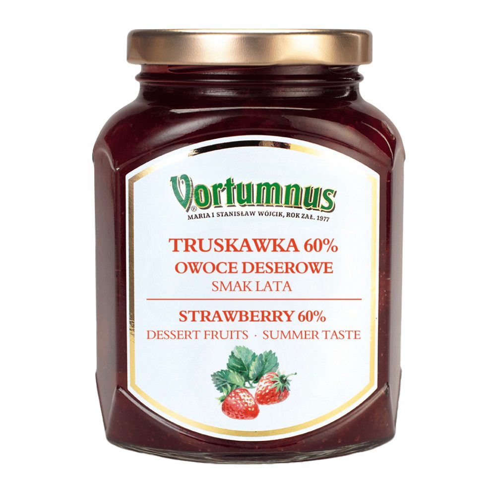 Vortumnus Truskawka 60% owoce deserowe 370 g