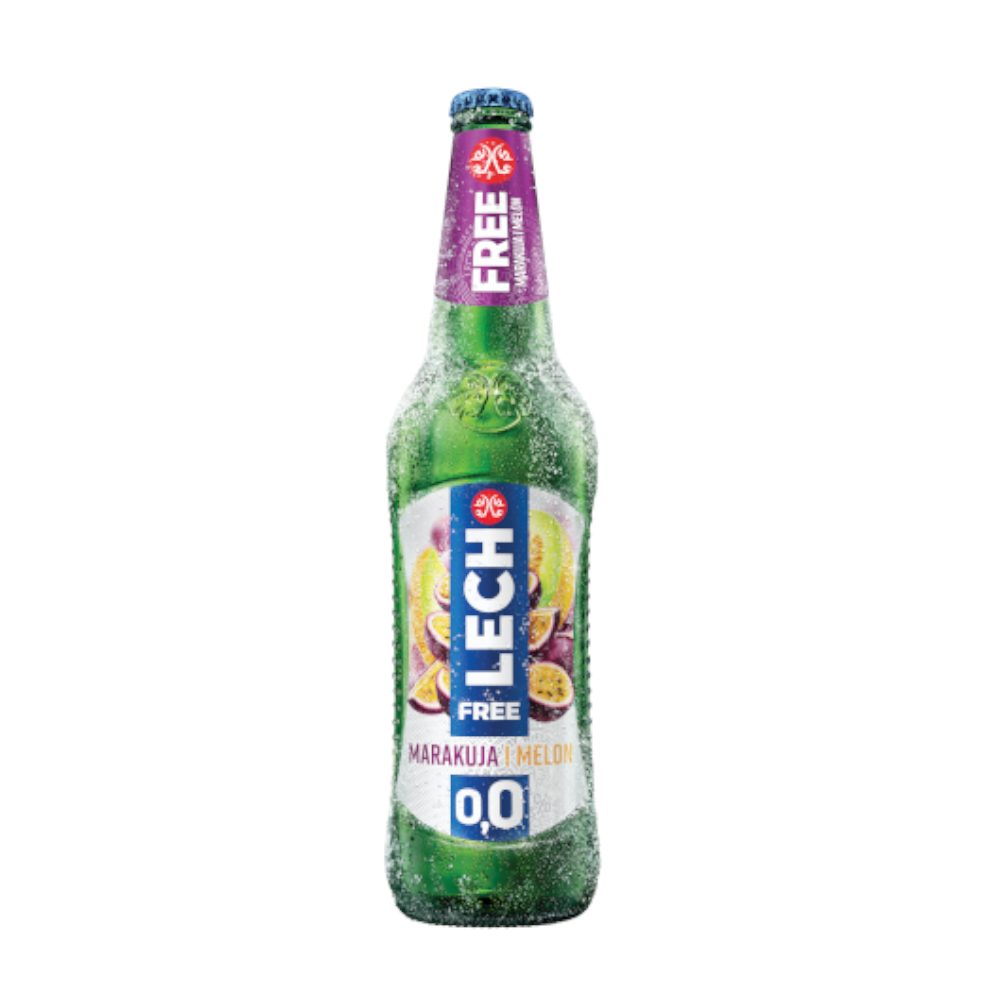 Piwo Lech Free Marakuja i Melon 0% 333 ml