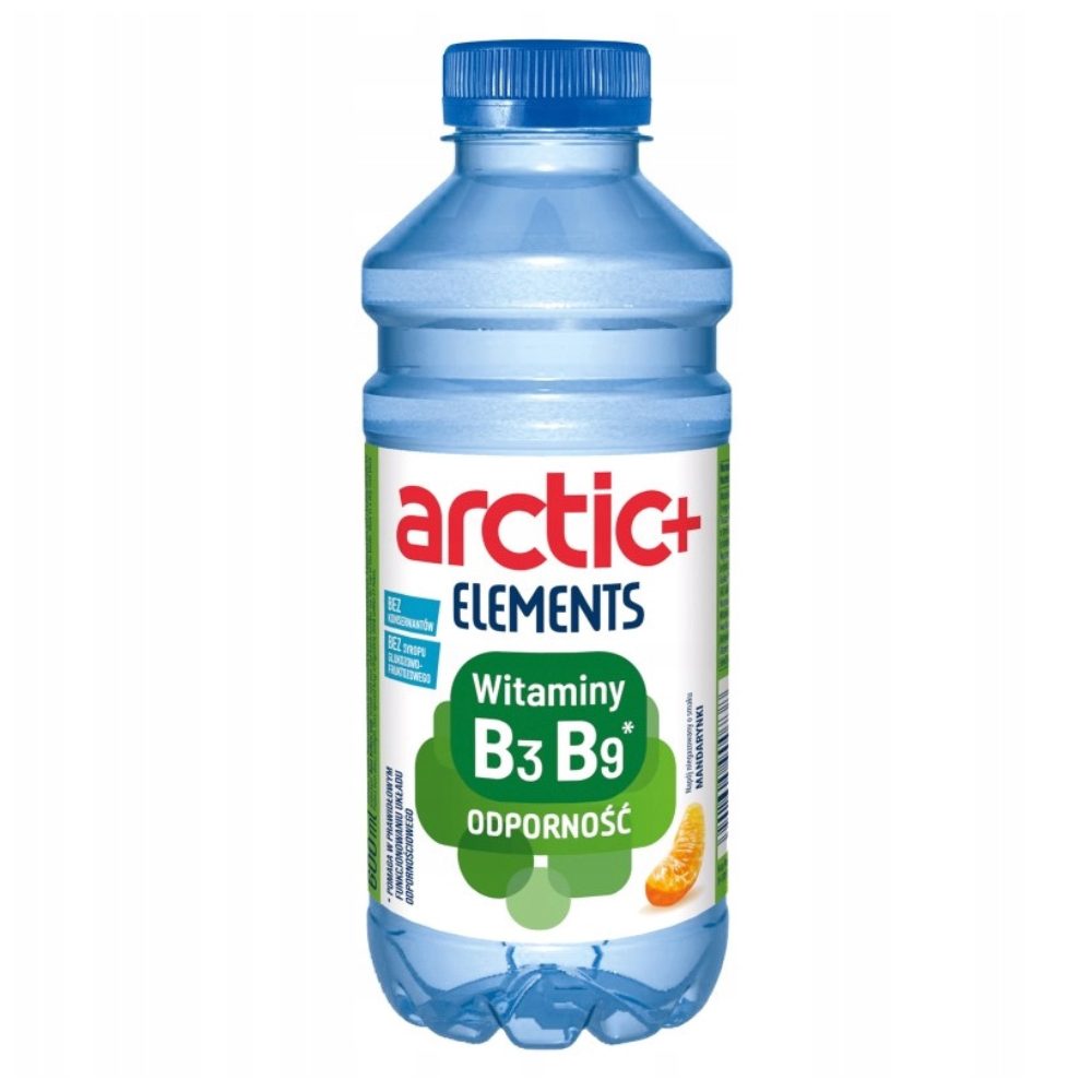 Woda Hoop Arctic+ Elements Mandarynka-Vit.B niegazowana 600 ml