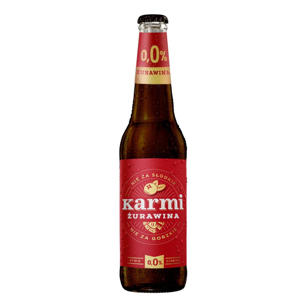 Piwo Karmi Żurawina 0,0% 400 ml