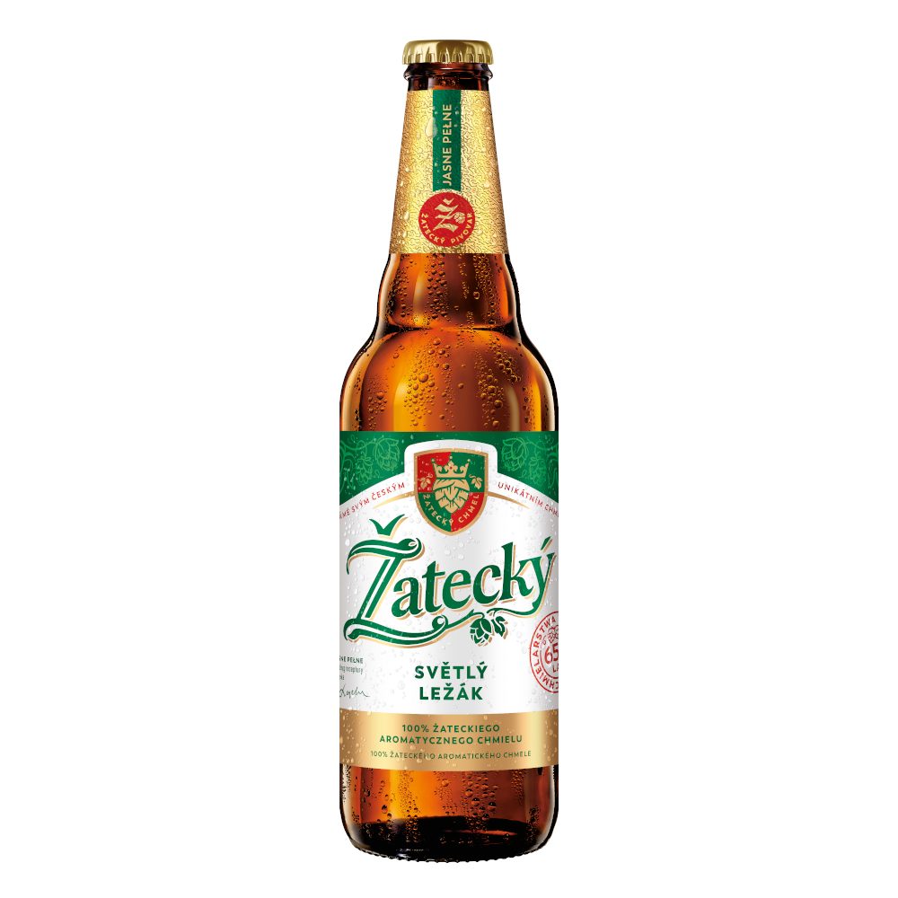 Piwo Zatecky Světlý Ležák 5% 500 ml