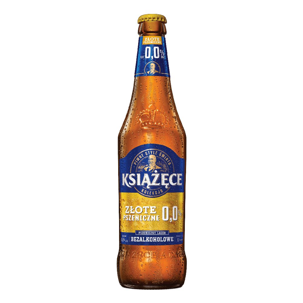 Piwo Książęce Złote Pszeniczne 0% 500 ml