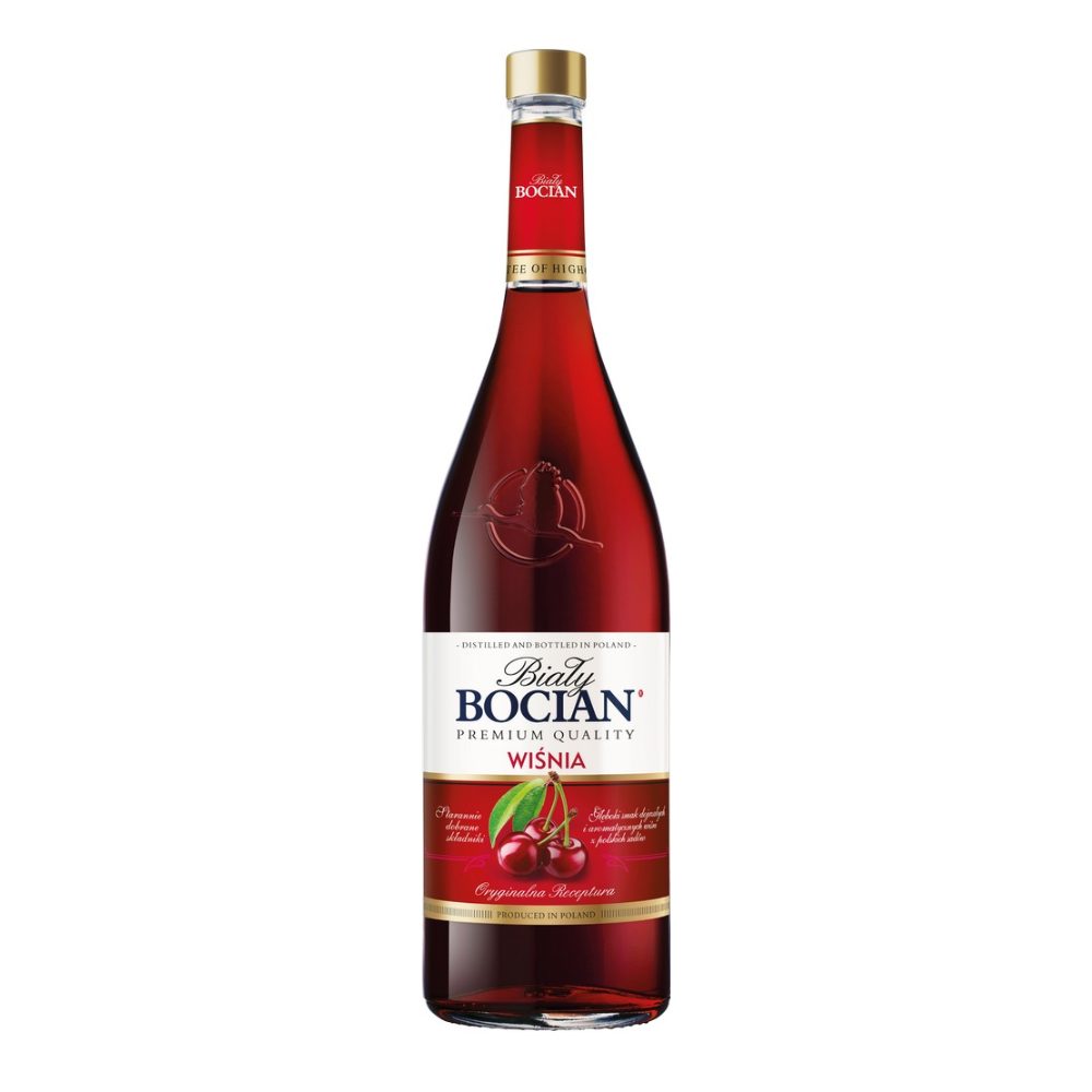 Wódka Biały Bocian Wiśnia 28% 500 ml