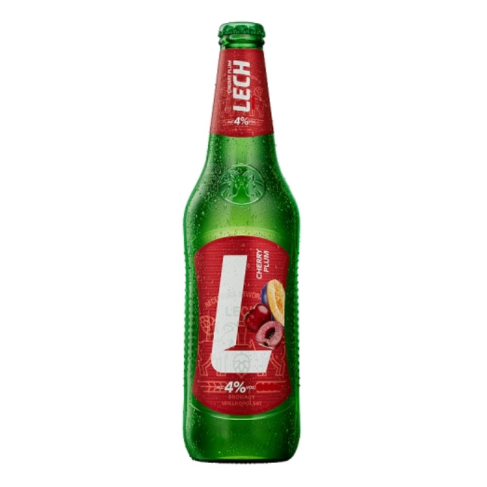 Piwo Lech Wiśnia i Śliwka 4% 500 ml