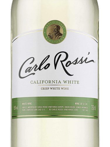 Wino Carlo Rossi White 10,5% białe półwytrawne 750 ml