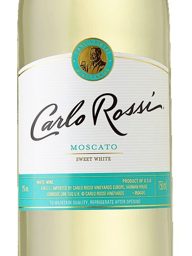Wino Carlo Rossi Moscato 9% białe słodkie 750 ml
