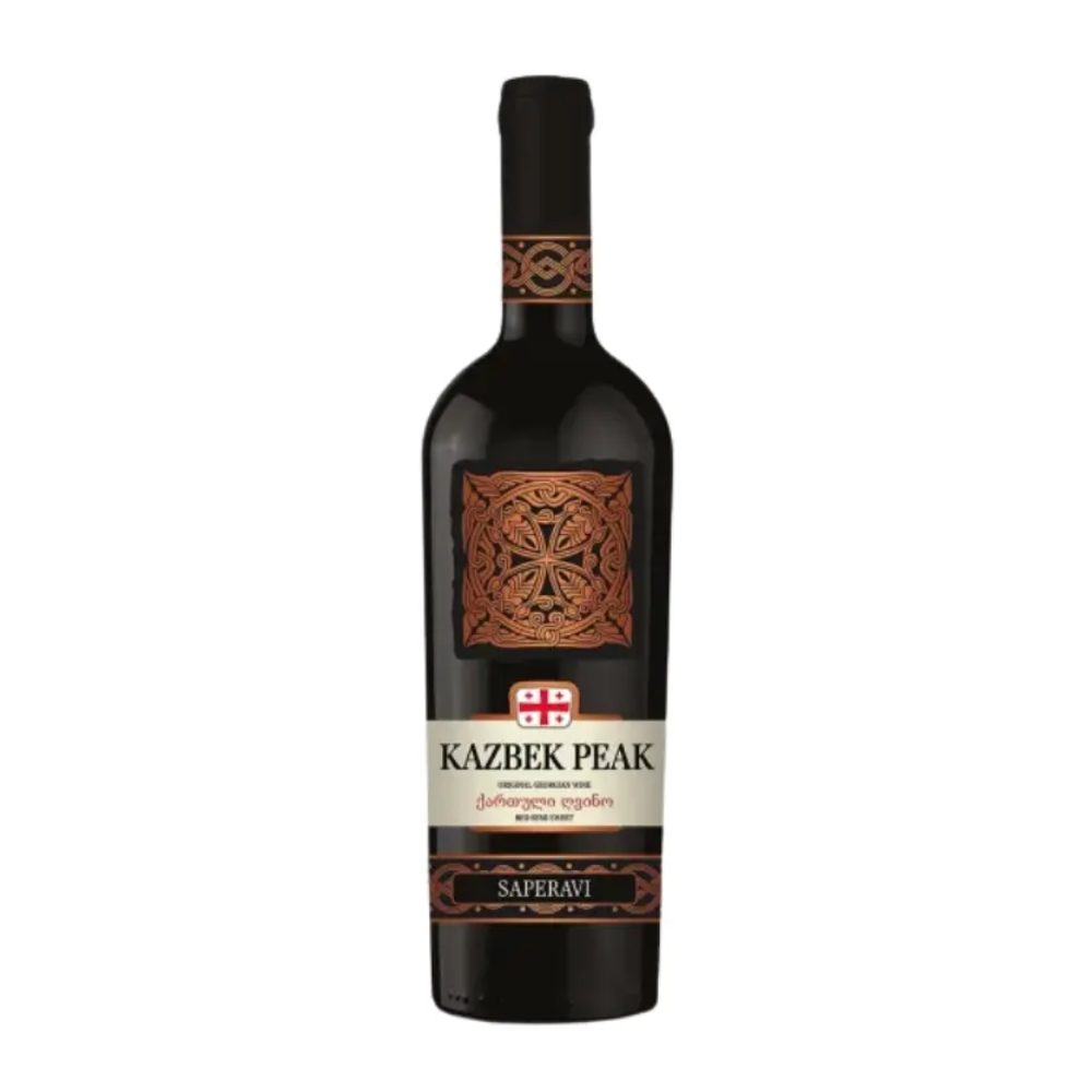 Wino Kazbek Peak Premia Dry Saperavi 13% czerwone wytrawne 750 ml
